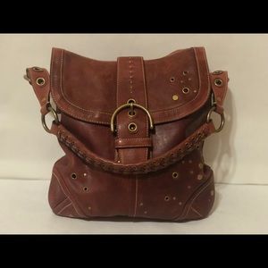 Sold** Coach Leather Shoulder Bag